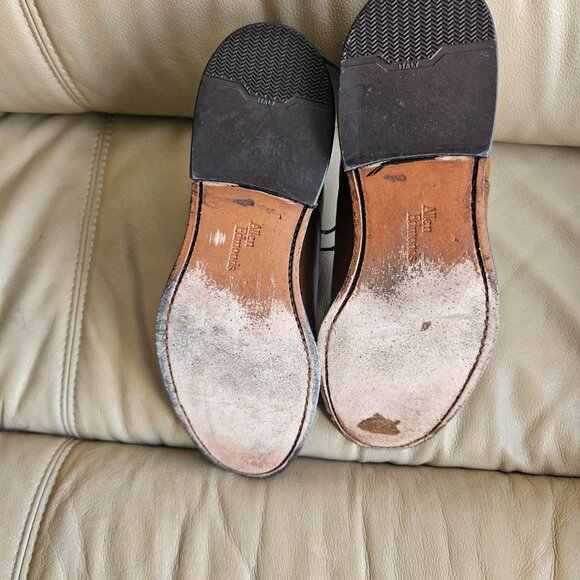 ALLEN EDMONDS PARK AVENU CAP TOE MENS 8 DRESS SHOE MADE IN USA BRAND NEW HEEL